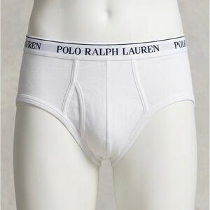Polo Ralph Lauren Classic Fit Cotton Briefs White Size 2XL NEW!
